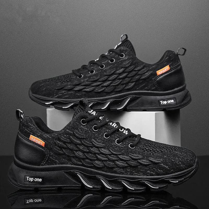 Men's Shoes Breathable Spring and Summer Flying Weaving Casual Sports Shoes Shallow Mouth Casual Shoes Outdoor Camping Sports Shoes 44