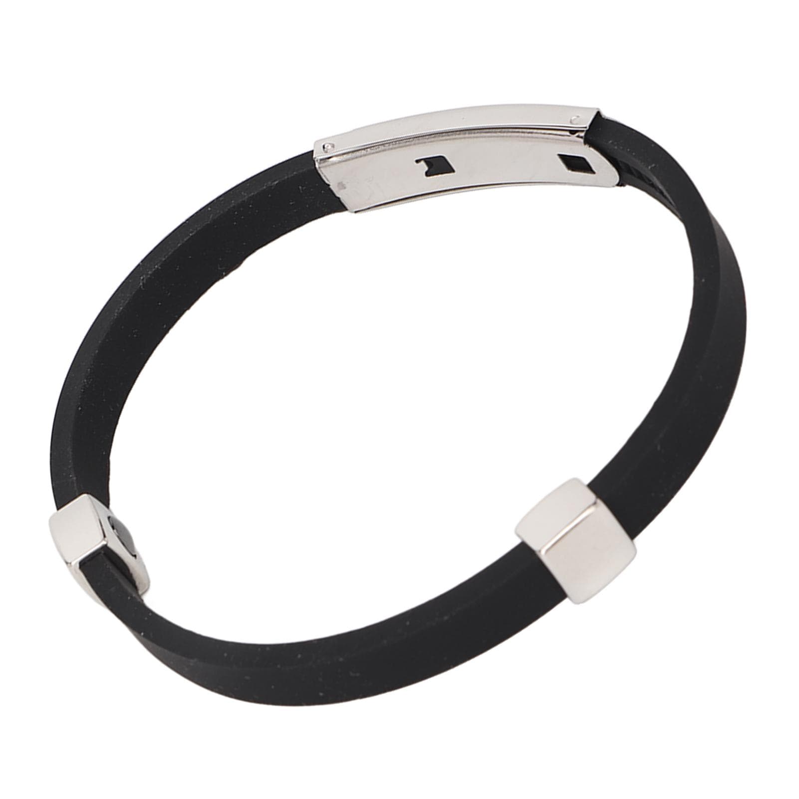 Silicone Bracelet Static Prevention Wrist Straps Band Eliminate Body Static Wristband Steel and