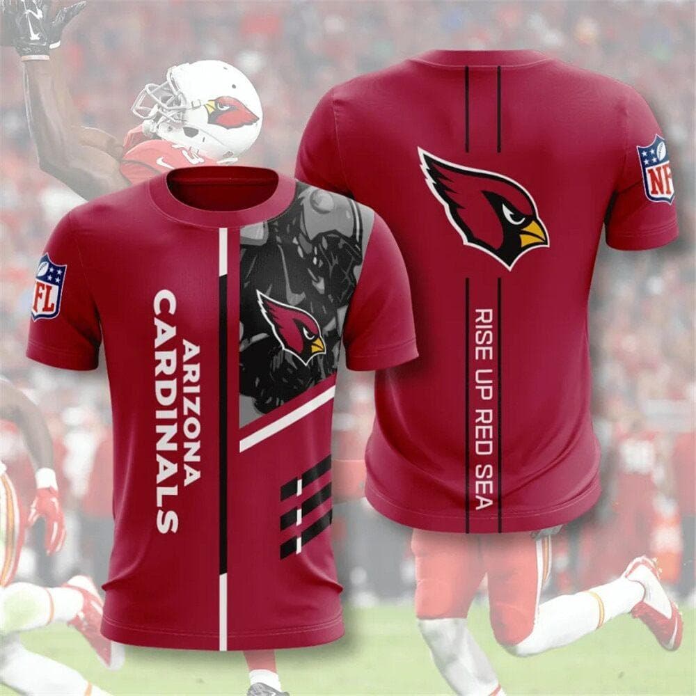 NFL Men's Football Shirt Sports Easy To Dry Short Sleeve 3D Digital Printed Team Needle Eye T-shirt M