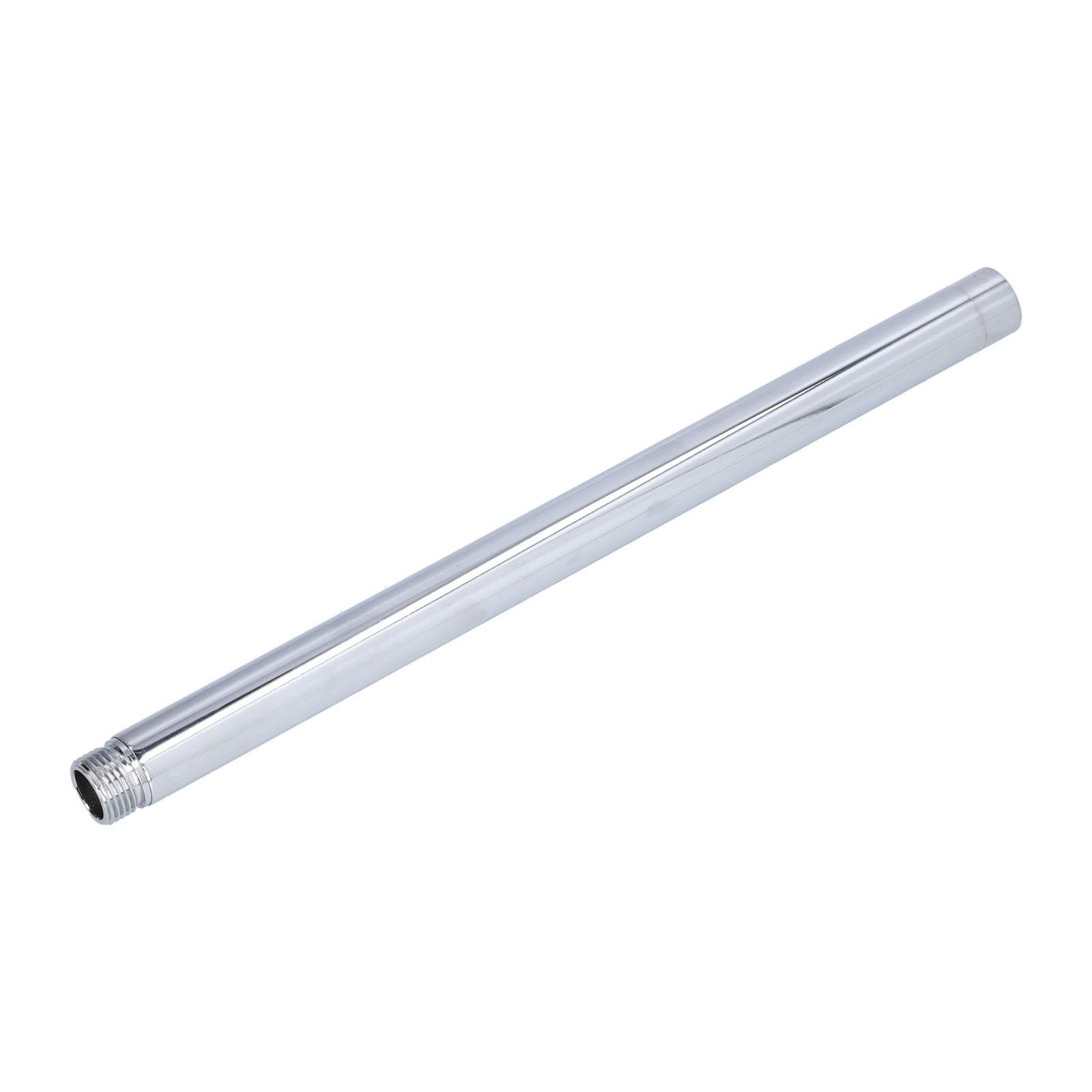 30cm/12in Shower Arm G1/2in Stainless Steel Shower Arm with Polished Chrome Finish Easy to Install