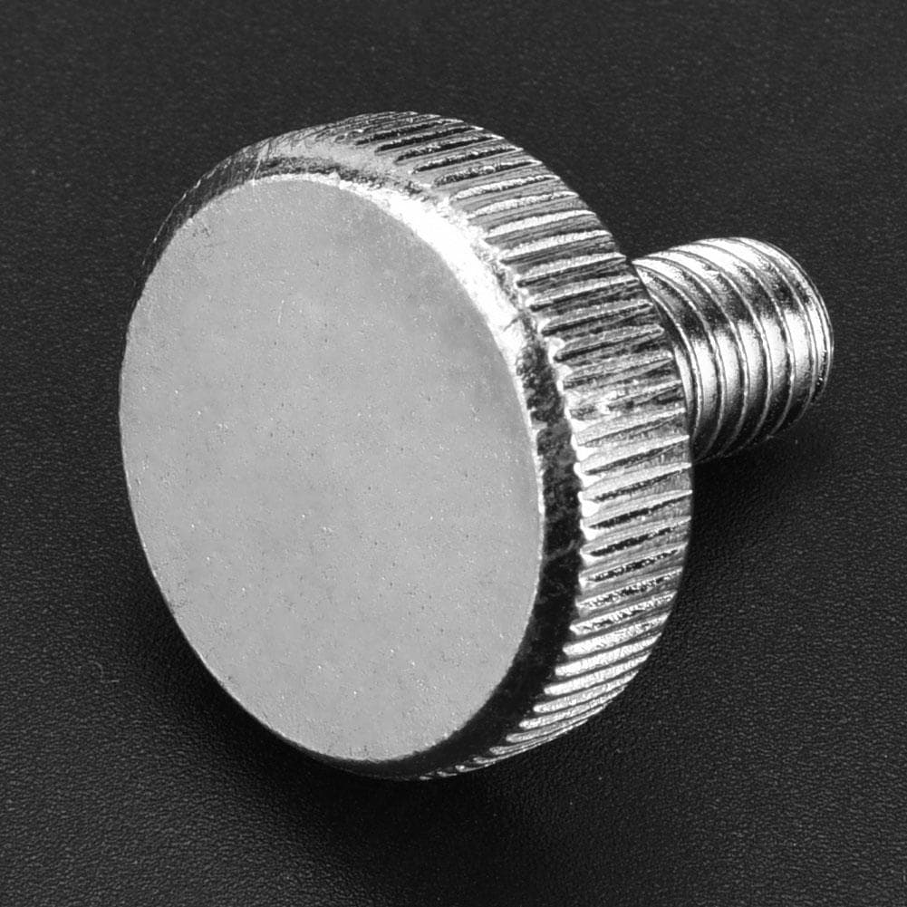 10pcs M8 Zinc Plated Carbon Steel Flat Knurled Head Bolts Thumb Screws (M8*16)