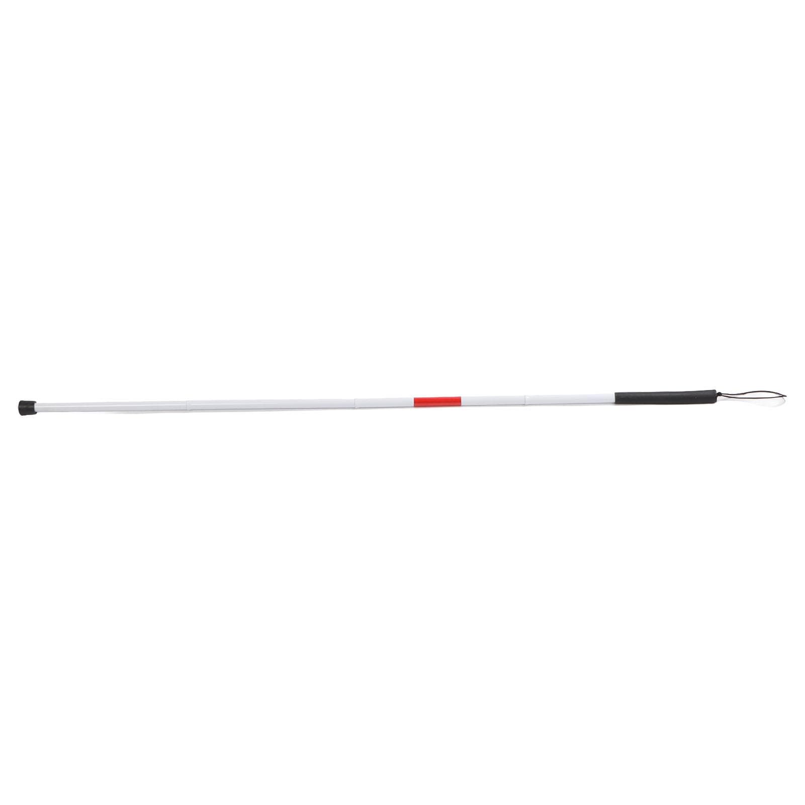 Blind Cane Folding Aluminum Reflective Marking with Hand Strap White Cane for Vision Impaired Blind