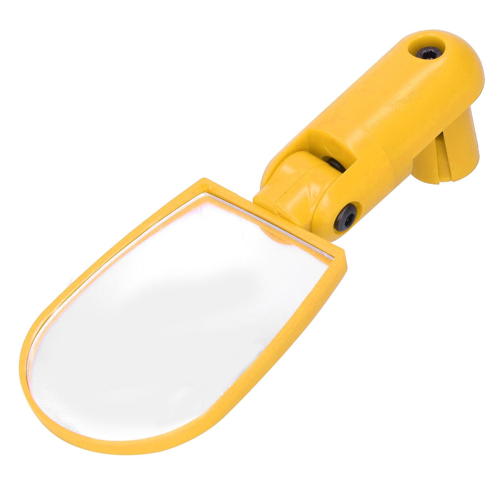 Bike Rearview Mirrors 360 Degree Rotatable Universal Bicycle Cycling Handlebar MirrorsYellow