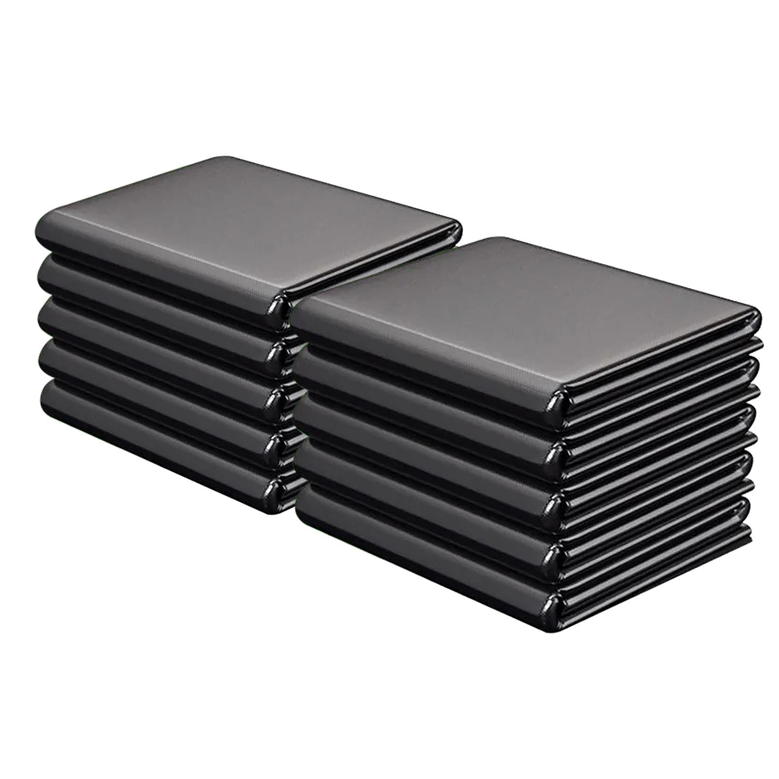 Black Large Garbage Bag 70 X 80cm Thickened PE Sturdy Trash Bag for Household Office Hotel 100Pcs