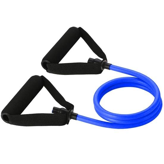 Yoga Fitness Pull Rope 5 Levels Elastic Resistance Band for Strength Training blue