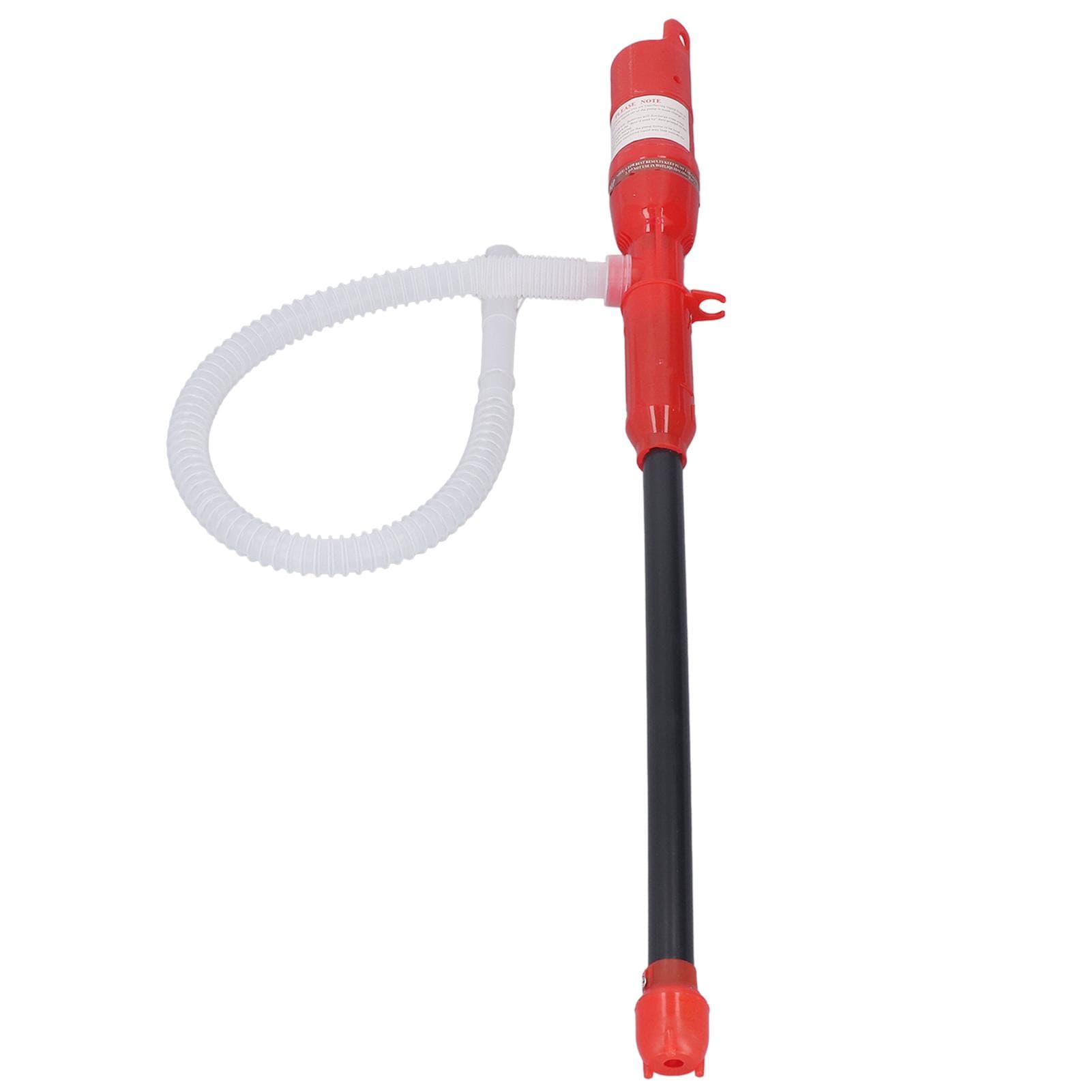 Portable Transfer Pump Electric Car Liquid Transfer Hand Pump for Oil Fuel Liquid Diesel DC12V Red