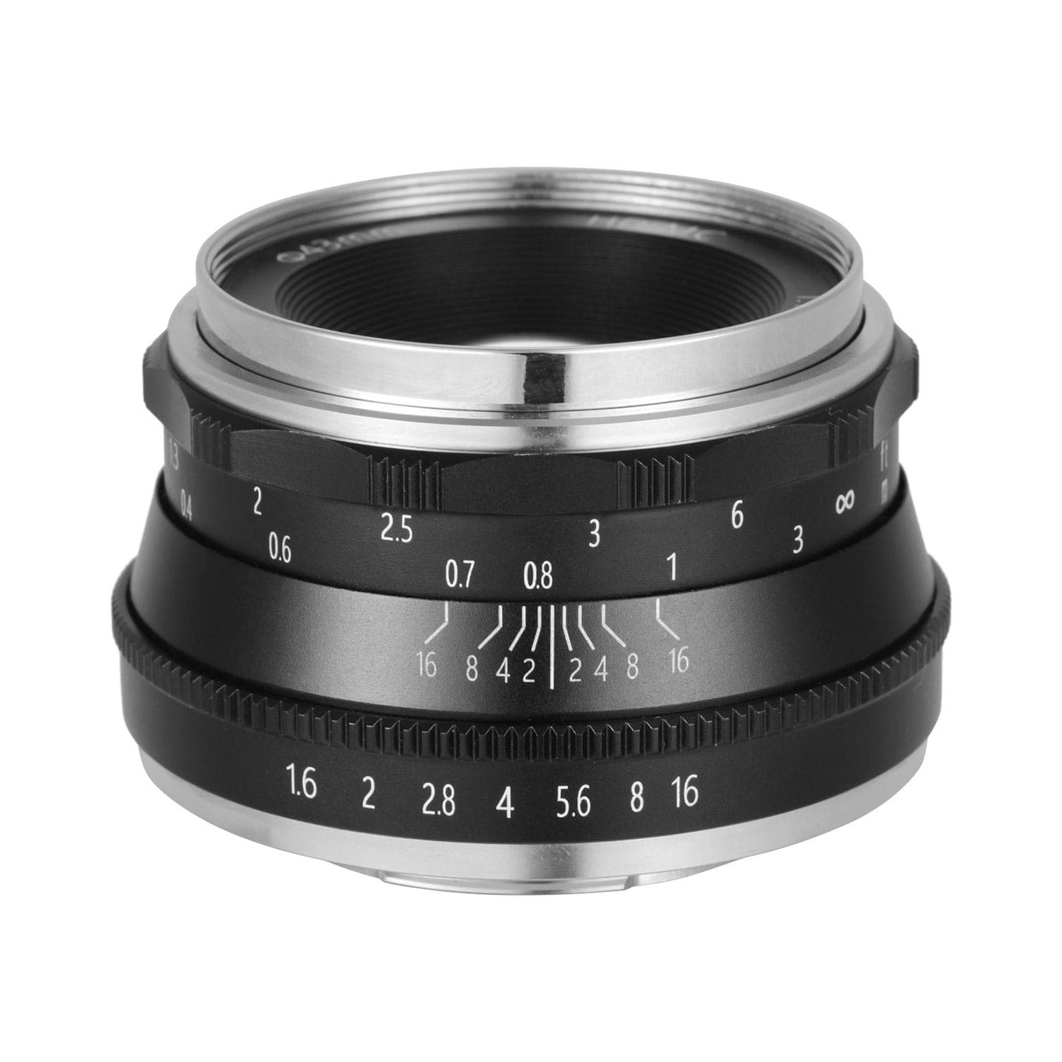 35mm F1.6 Manual Focus Lens Large Aperture Multilayer Film Coating Mirrorless Camera Lens FX-Mount black