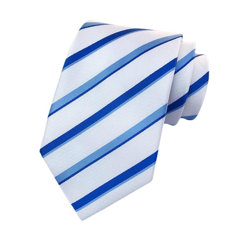 Striped Tie Men's Business Necktie for Work