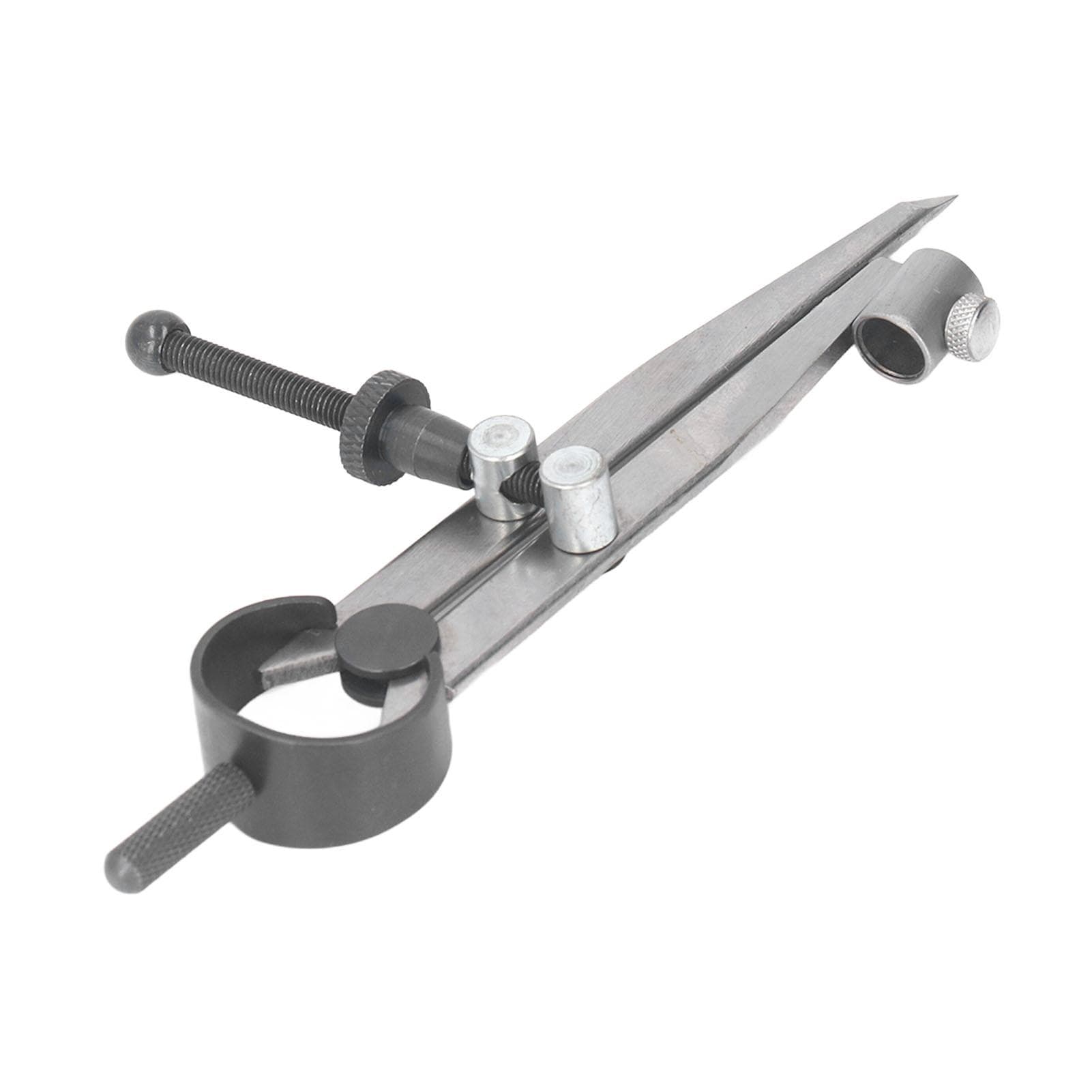 Flat Leg Spring Caliper Carbon Steel Spring Divider Multipurpose Scribing Tool for Woodworking