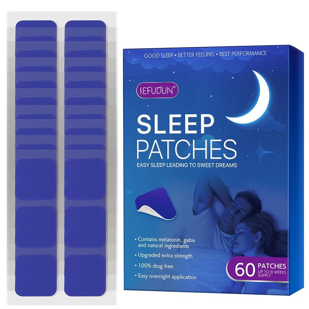 Lavender Sleep Patch Relieve Anxiety Decompression Relaxing Body Plasters Sleeping Patch Help S V1K3 blue-60pcs