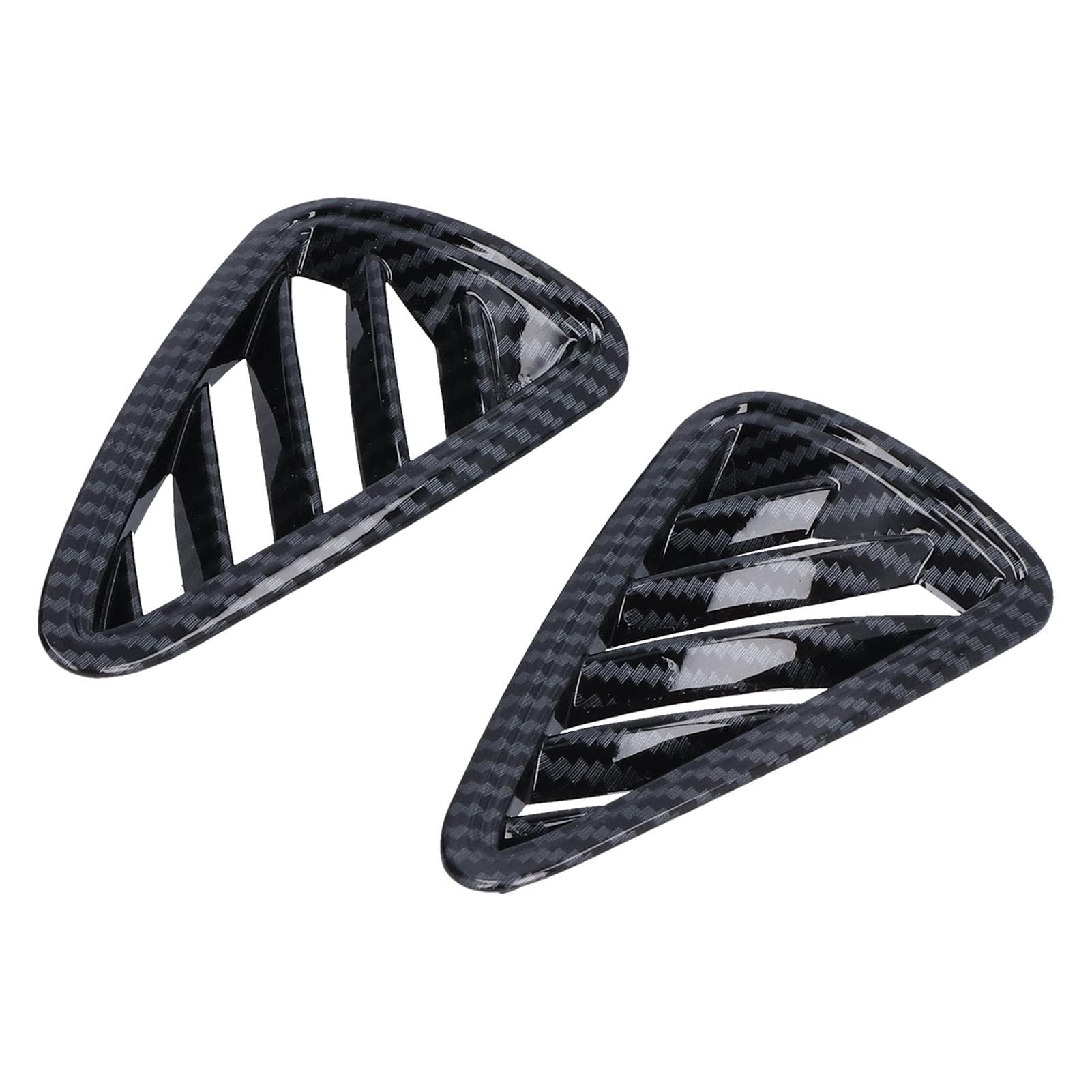 2pcs Car Air Vent Outlet Cover Trim Front Upper Carbon Fiber Style Replacement for Mazda CX?3 CX3