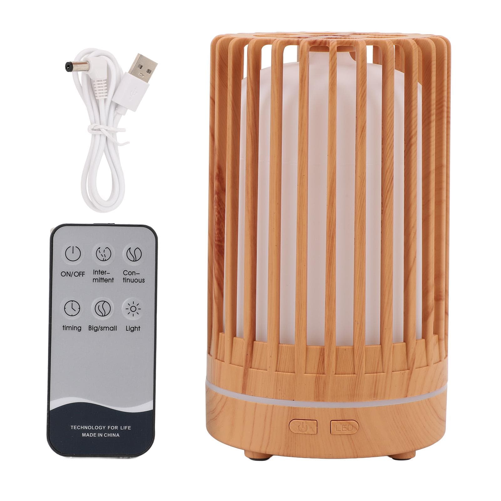 Humidifier with Colorful Lights Bird Cage Ultrasound Humidifier USB 200ML Low Noise Water Shortage