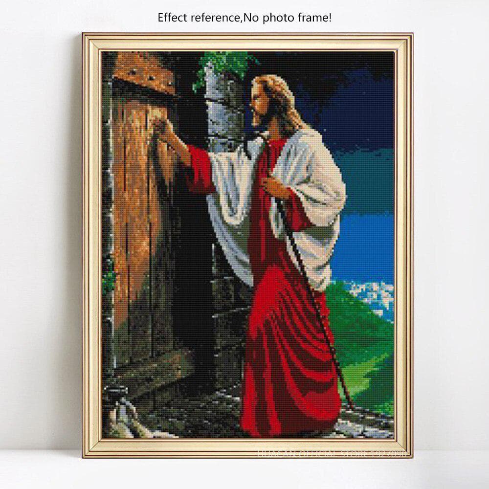 5D DIY Diamond Painting Religious Icon Full Round Rhinestone Man Diamond Embroidery 20X30CM