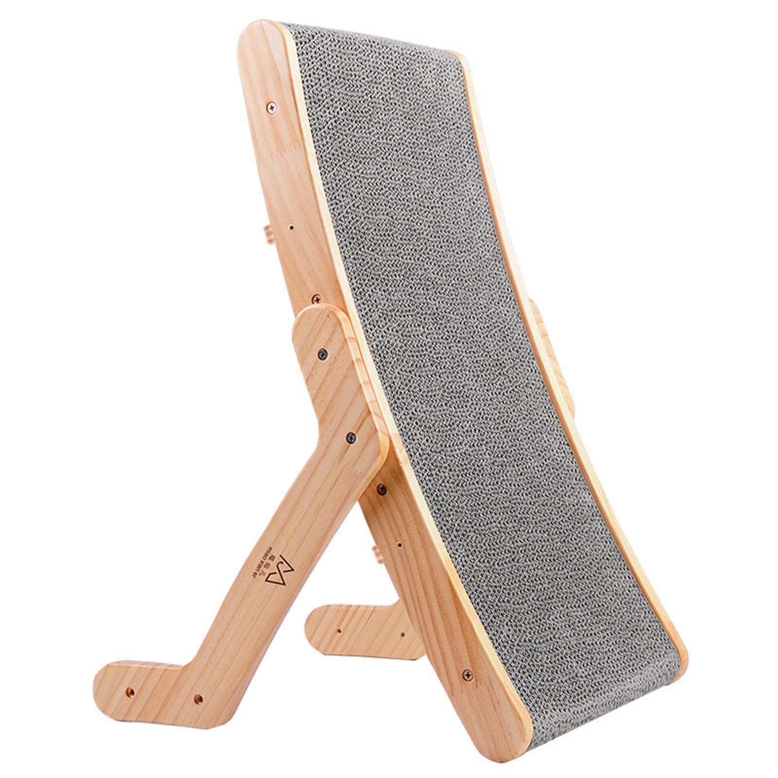 Corrugate Cat Scratching Board Deformable Scratch Resistant Standing Cat Scratching Pad for Pets