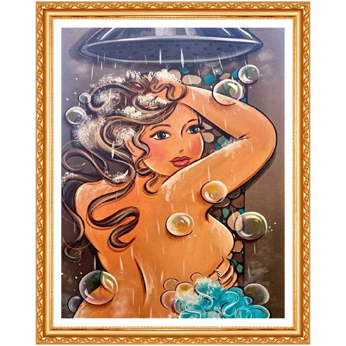 5d Diy Diamond Painting Full Round Diamond Embroidery Cartoons Diamond Round Daimond Painting 20X30CM
