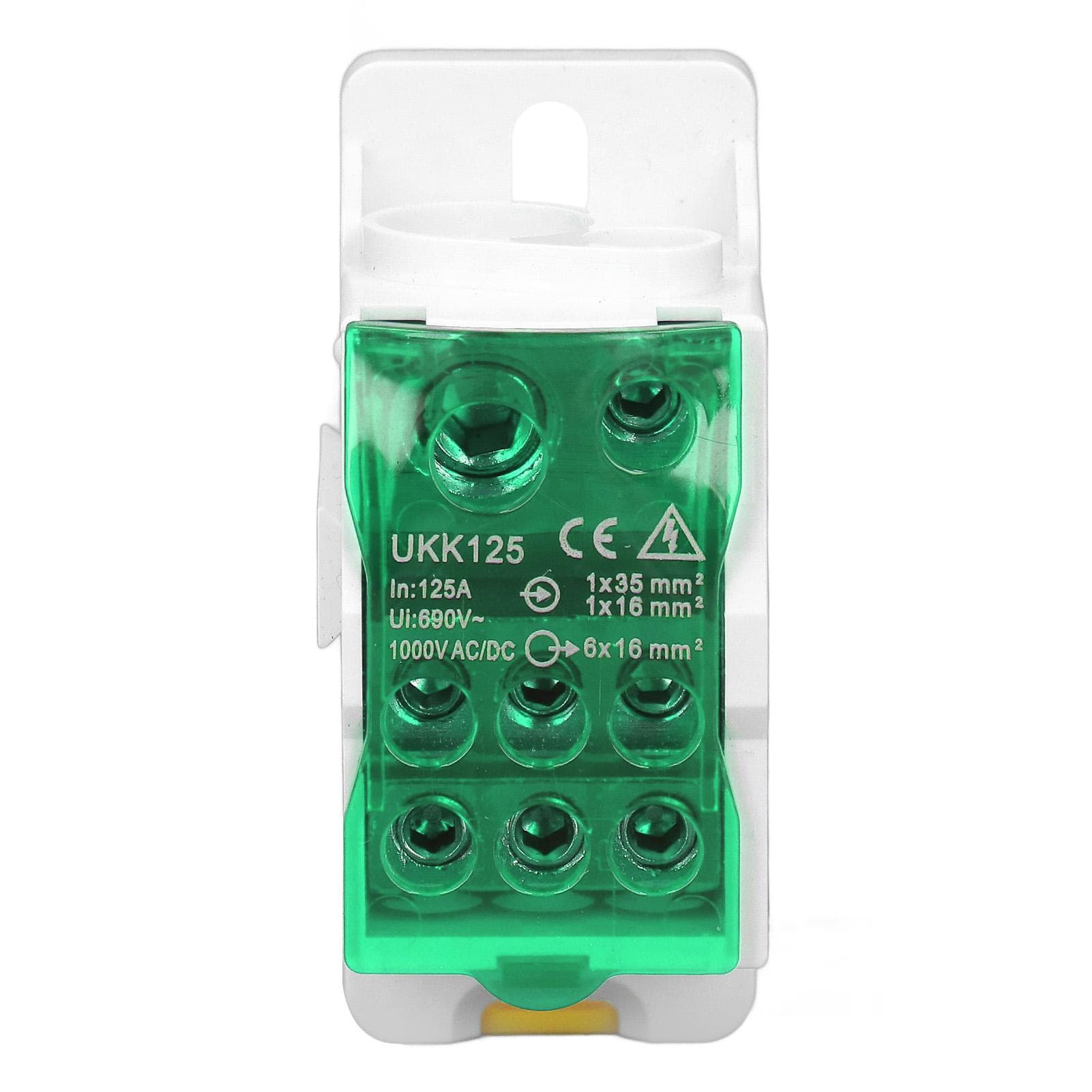 DIN Rail Distribution Box Universal Electric Terminal Block Power Wire Connector Junction Box 690V