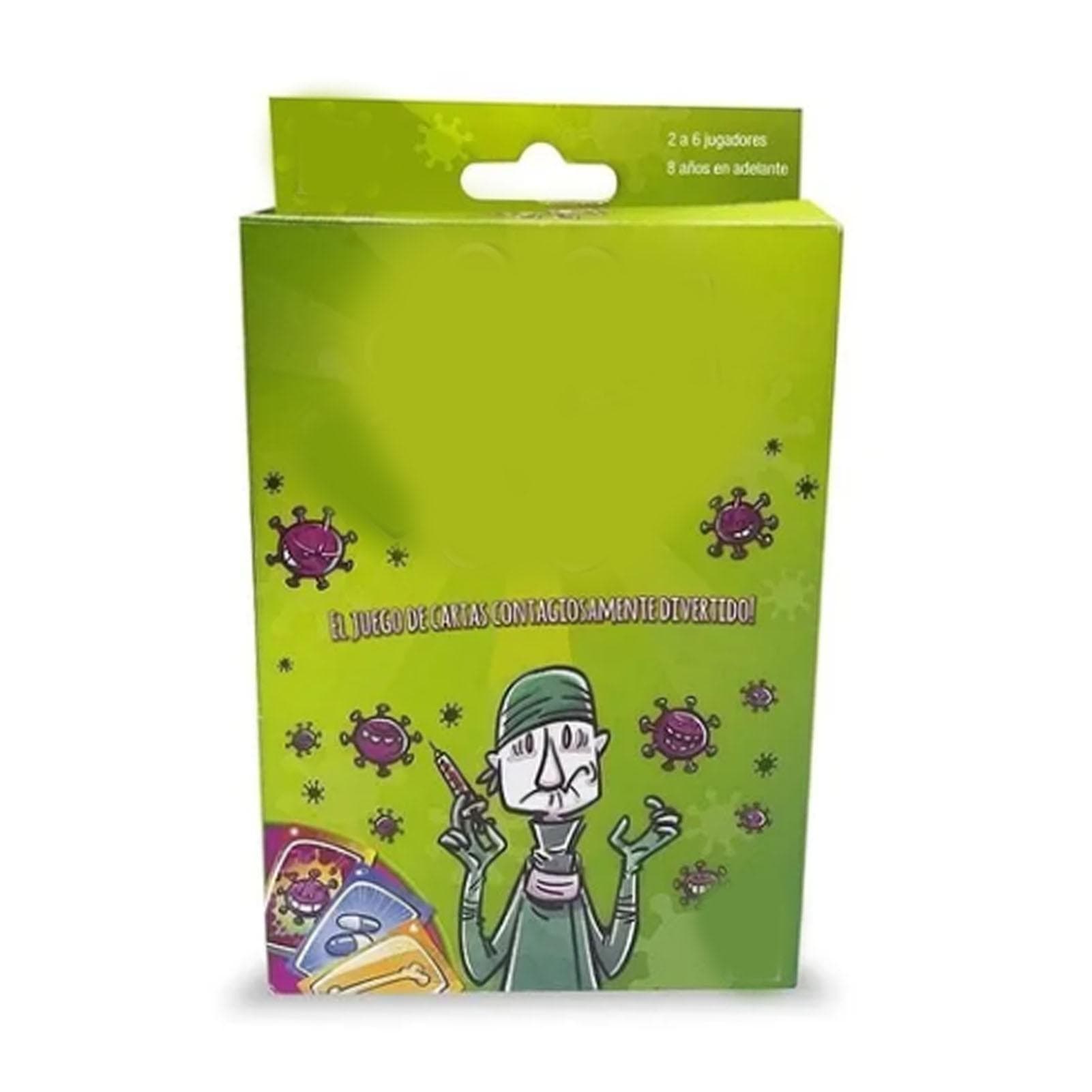 Contagiously Card Game Art Paper Bright Color Portable Size Family Board Game for Kids Teens Adults