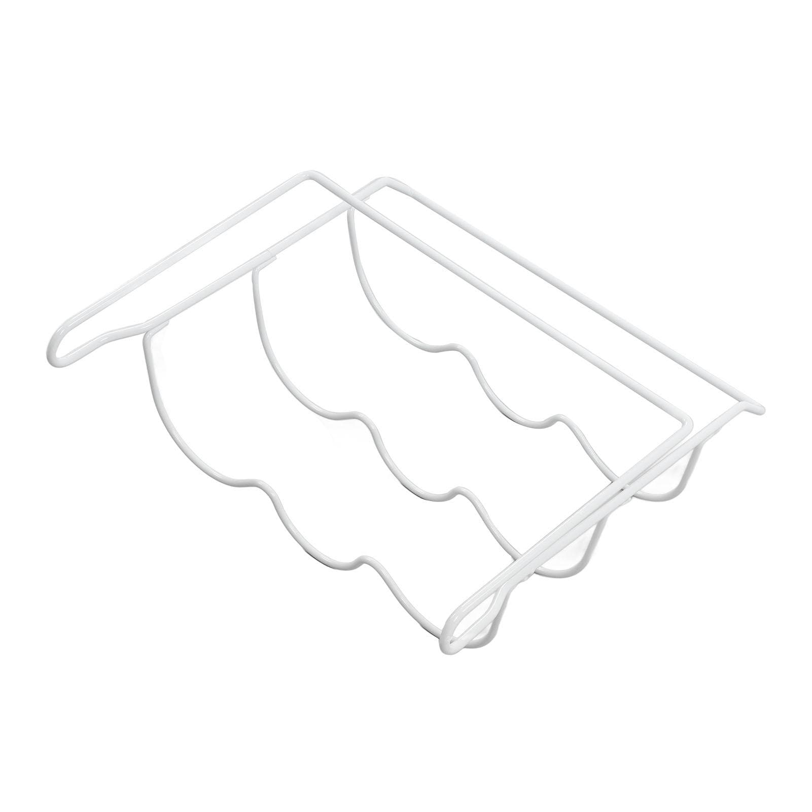 Fridge Wine Holder Odorless Strong Bearing Capacity Polished Luster Thickened Metal Material