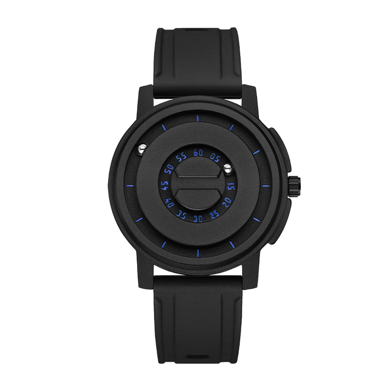Magnetic Levitation Watch Minimalist Unisex Levitation Ball Dial Quartz Watches High Precision 30 blue