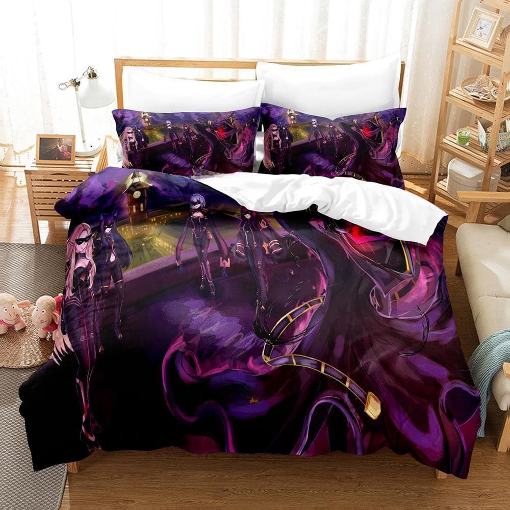 The Eminence in Shadow Cid Kagenou Bedding Set Cartoon Anime three-piece set Adult Kid Bedroom Duvet cover Sets Home Textiles EU King 240x220cm