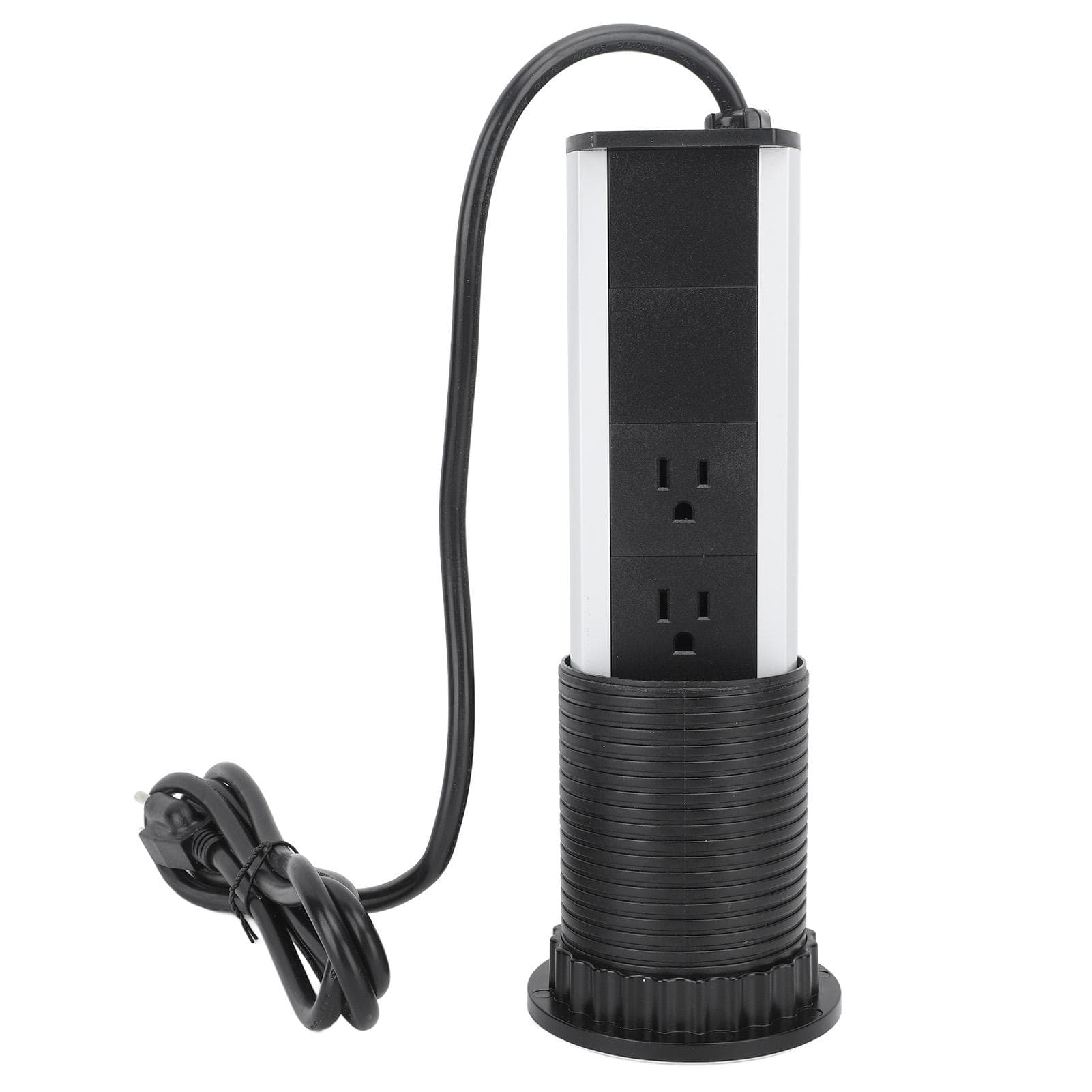 Pop Up Outlet Socket Recessed with 2 USB 3 Outlets Surge Protection Pop Out Outlet Station for