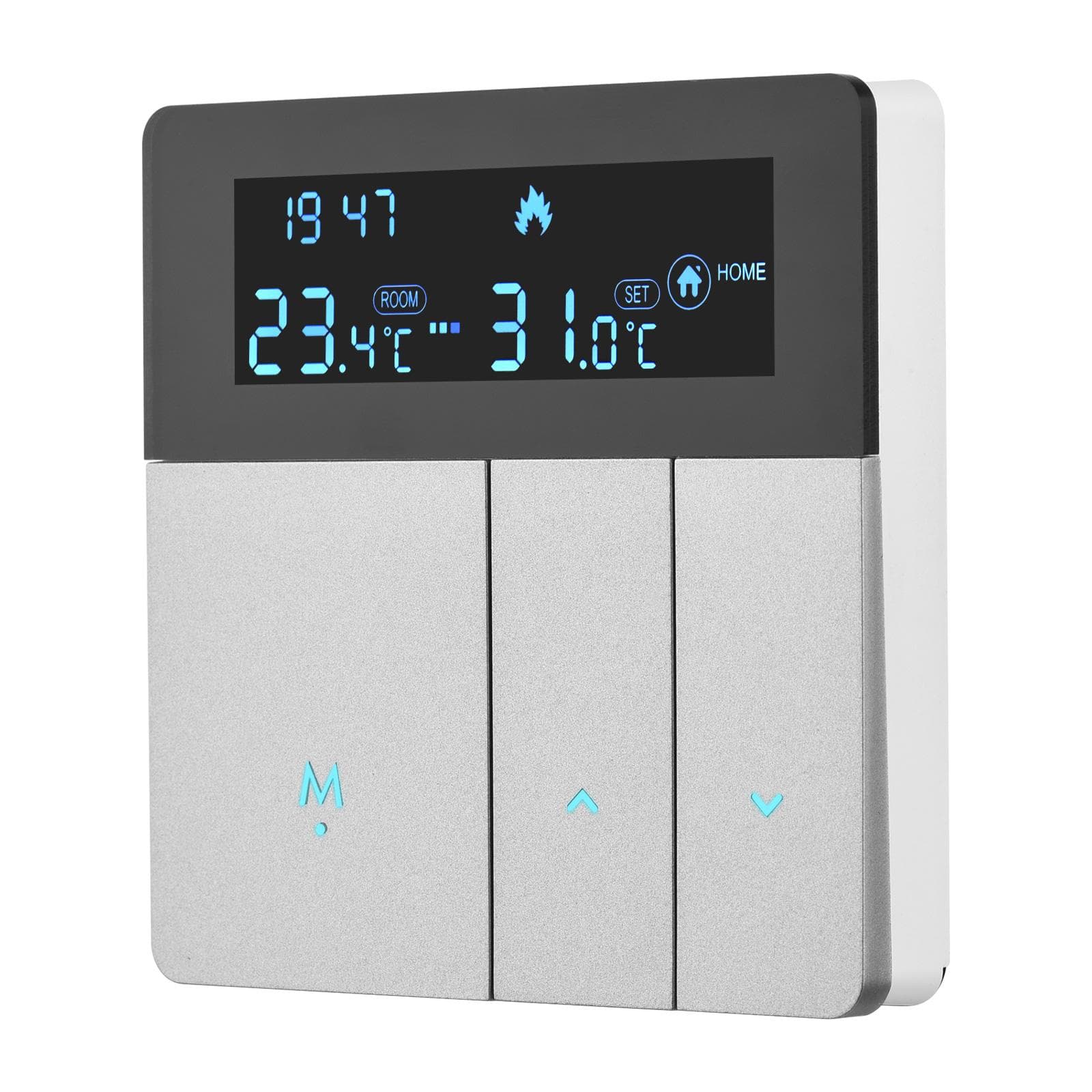 Programmable Smart Digital Thermostat Room Temperature Controller with Display Screen for Home gas boiler heating multicolour