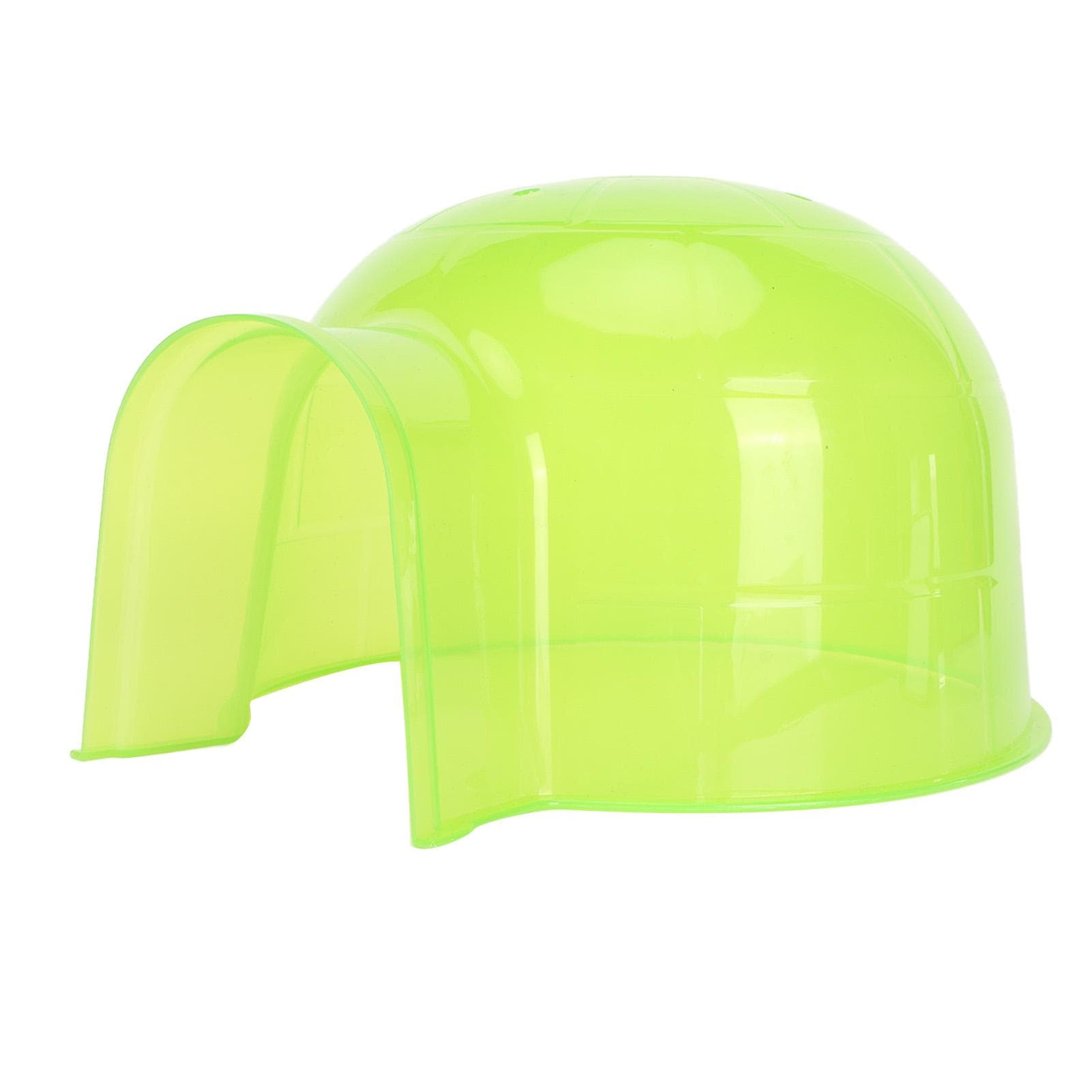 Hamster Sand Bath Container Transparent Breathable Hamster Toilet Hideout Small Animal Bathroom for S(for 2-4kg)