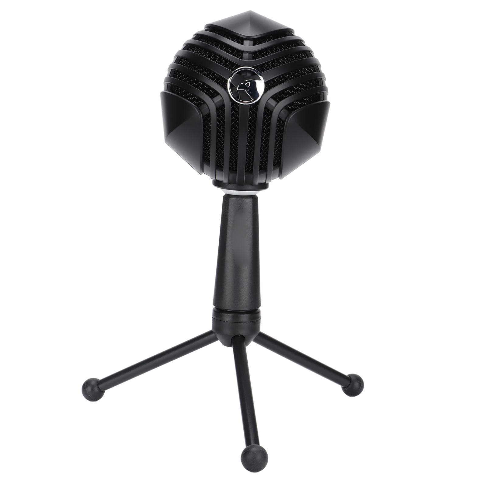 Snowball Microphone USB Inbuilt o Card Adjustable Angle Detachable Holder Gaming Microphone