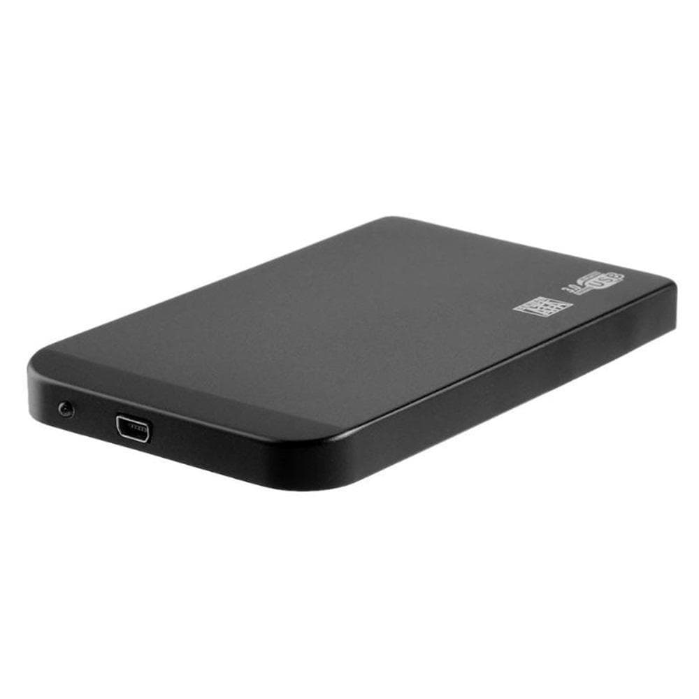 2.5in USB3.0 SATA SSD HDD Hard Drive Box 5Gbps 3TB USB3.0 SATA Portable Hard Drive Box (Silver) black