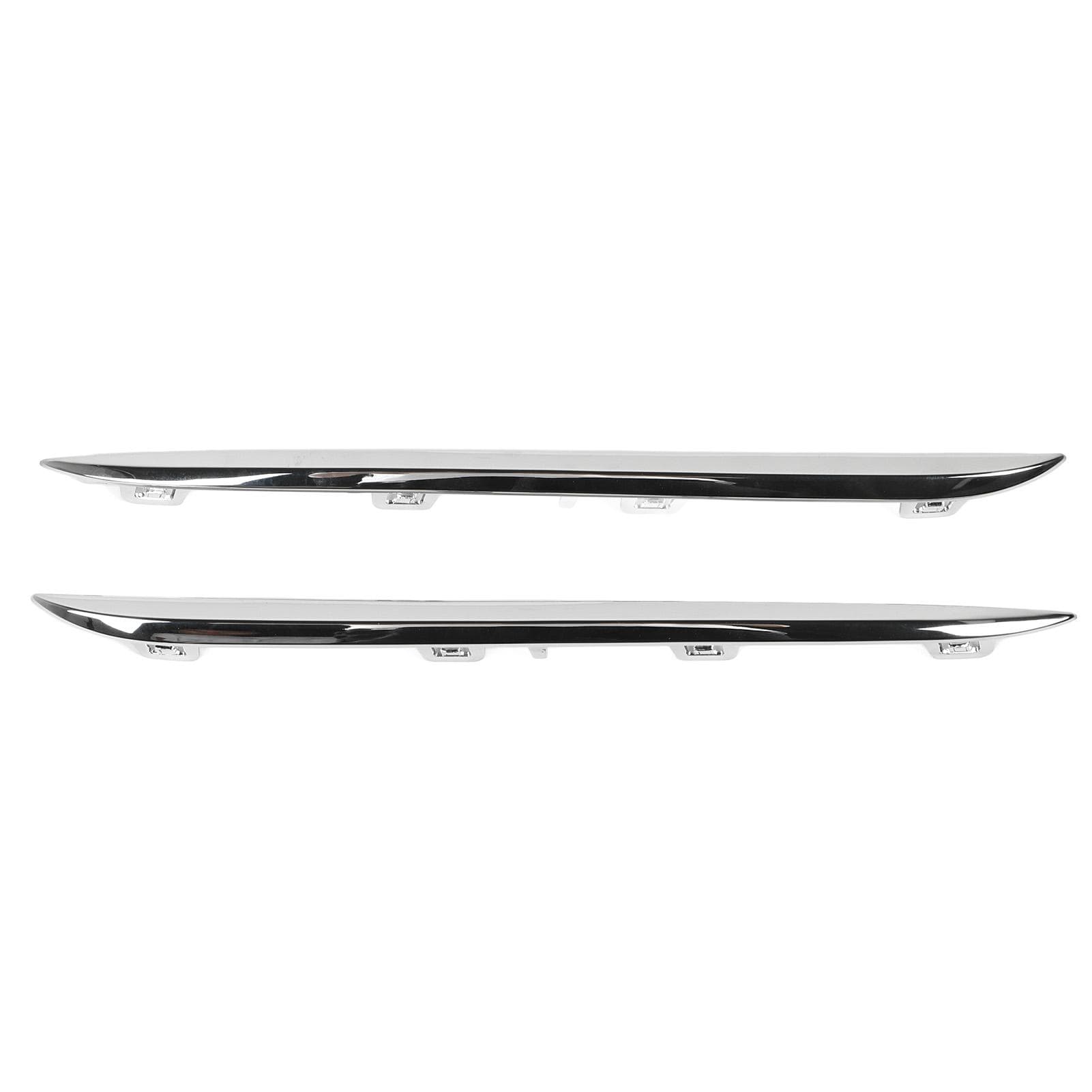 2pcs Rear Bumper Chrome Side Molding Trim Replacement for Benz C?Class W205 Standard Pre?Facelift