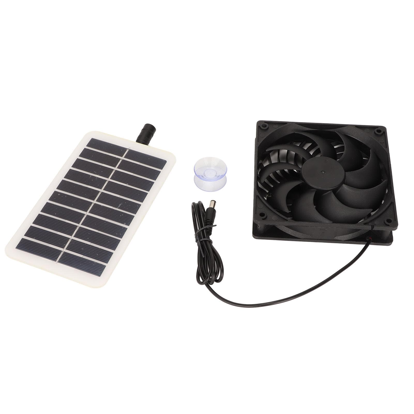 Solar Power Panel Exhaust Fan 15W Energy Saving Odor Removal Portable Solar Powered Air Extractor