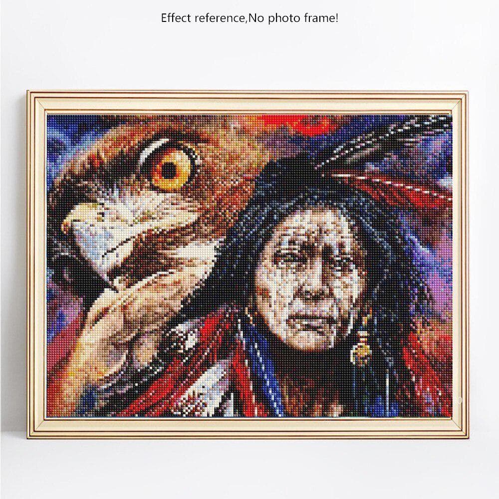 Diamond Embroidery Full Display Lady Diamond Painting Round Stones Diamond 20X30