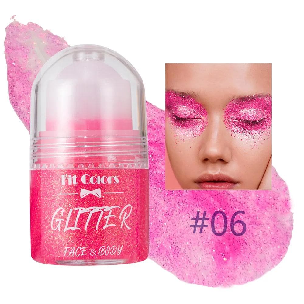 Rolling Sequins Glitter Gel Face Body Painting Shine Liquid Pearlescent Gloss Eye Shadow Brighten Stage Makeup Decoration
