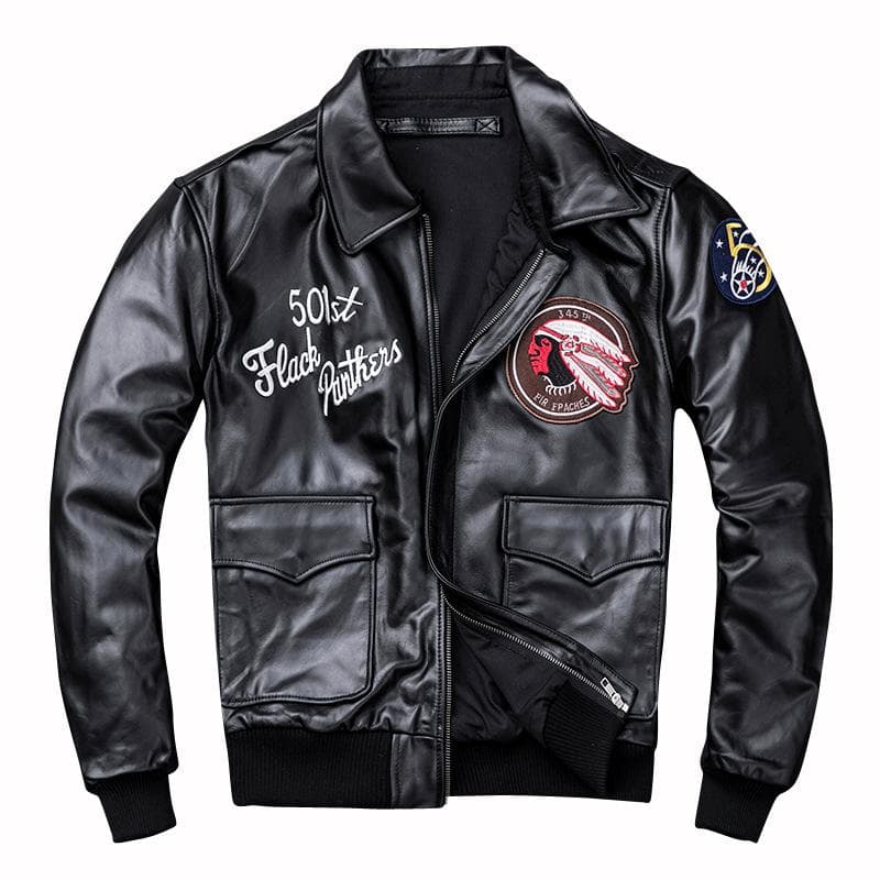 Head Layer Cowhide Leather Leather Jacket Male Short Section Youth Leather Jacket XXXXL black