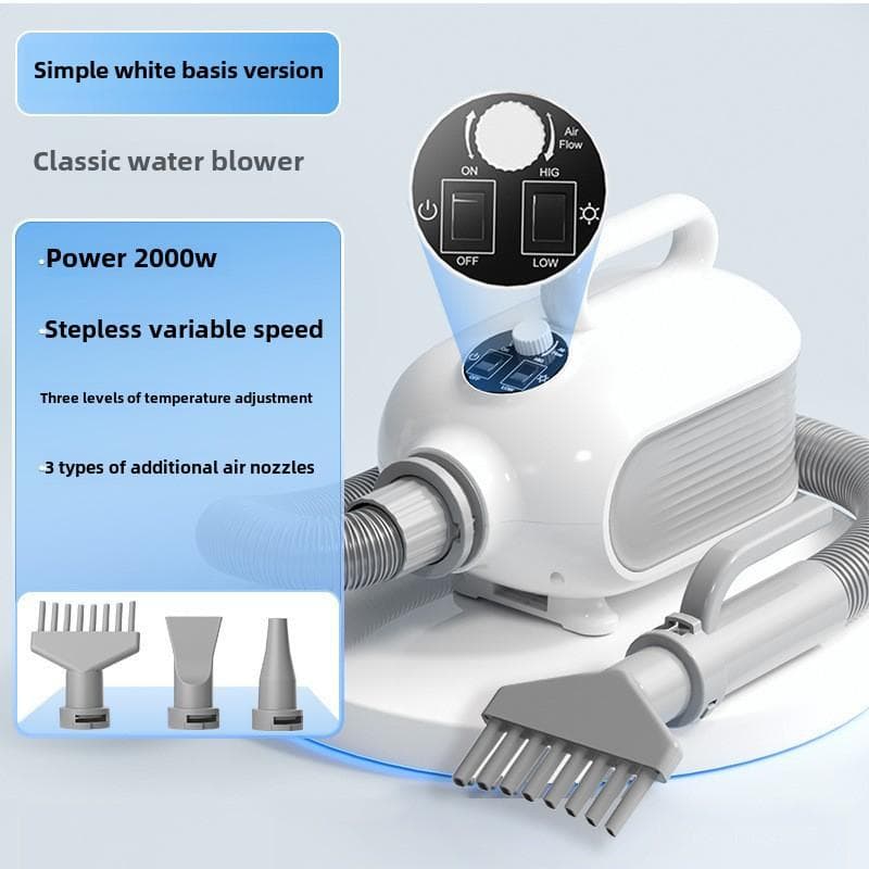 Pet Water Dryer Medium and Large Dog Dog High Power Hair Dryer Dog Golden Retriever Cat Hair Dryer Supplies