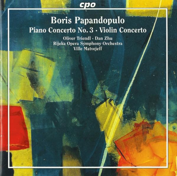CD BORIS PAPANDOPULO - OLIVER TRIENDL - Piano Concerto No. 3 ? Violin Conce 5551002 cpo 2017 Europe Classical Used