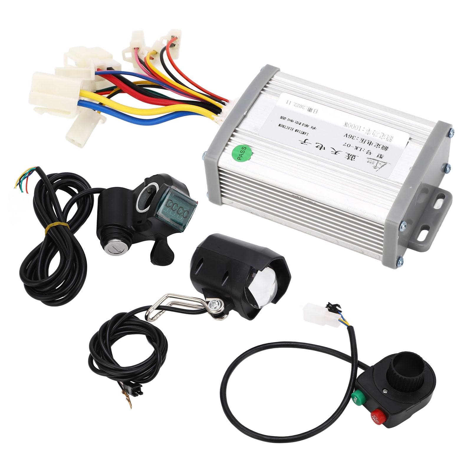 Electric Bike Throttle Controller Kit 1000W Undervoltage Protection Brushed Controller Kit with