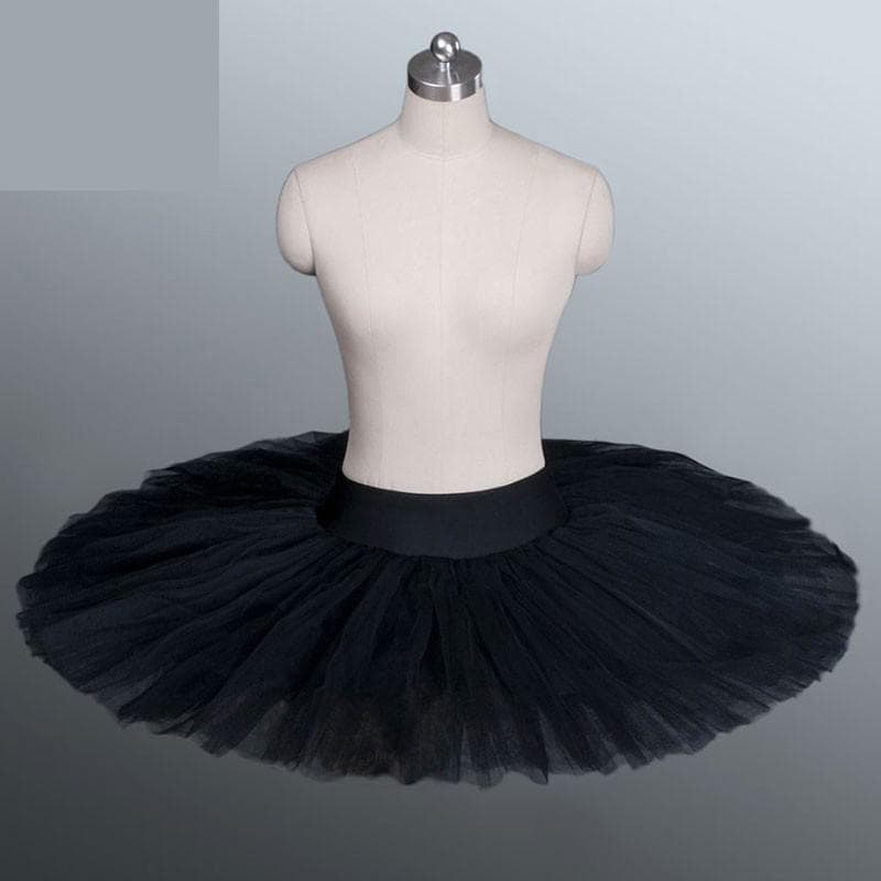 Professional Platter Tutu Black White Red Ballet Dance Costume for Women Tutu Ballet Adult Ballet Dance Skirt with Underwear 120cm black