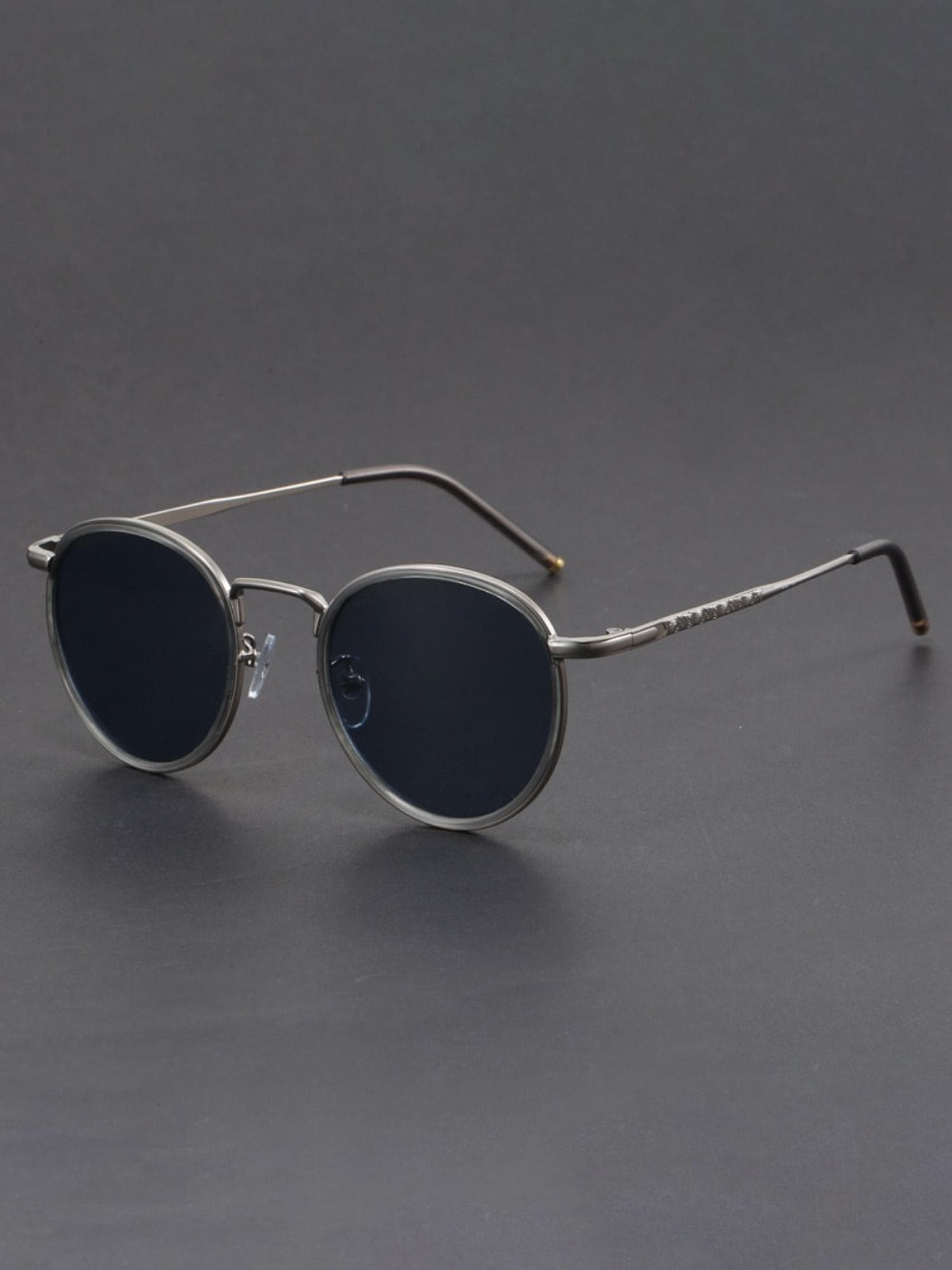 Retro Round Metal Frame Sunglasses For Men Women Titanium Driving Fishing Designer Sun Glasses