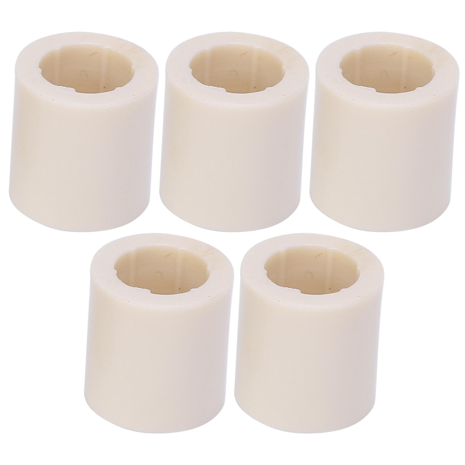 40pcs Pool Cue Ferrules White Fiber Stick Rod Repairing Tool Tubes Billiard Accessories12mm0.5in