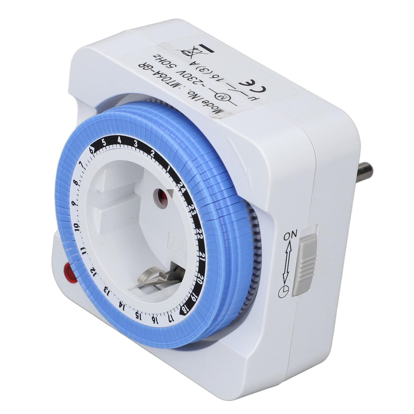 Timer Switch Socket Automatic Timing Light Outlet 24 Hour Mechanical Plug in Controller