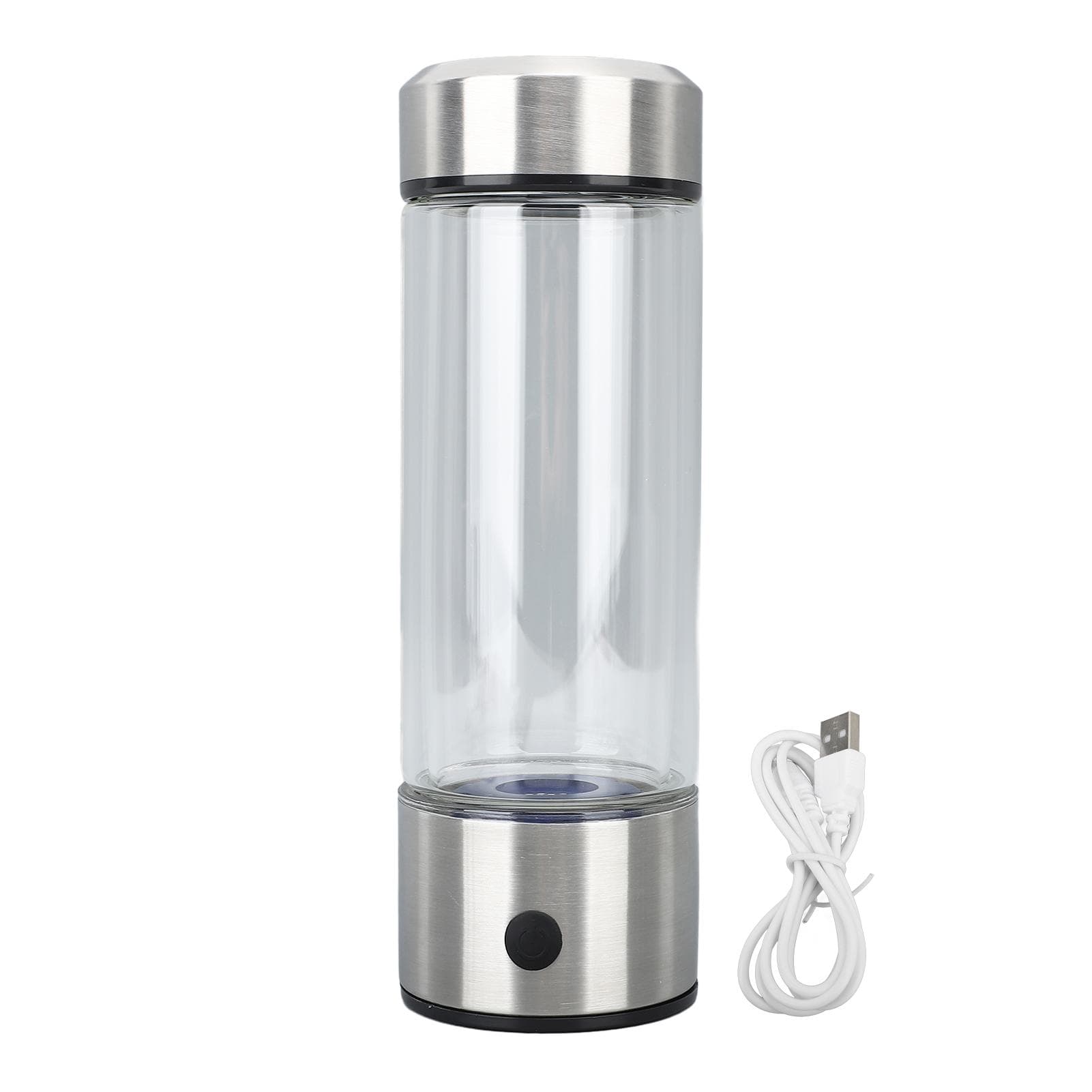 Hydrogen Rich Water Bottle 420ml 1100 to 1680ppb High Borosilicate Glass Hydrogen Alkaline Water L