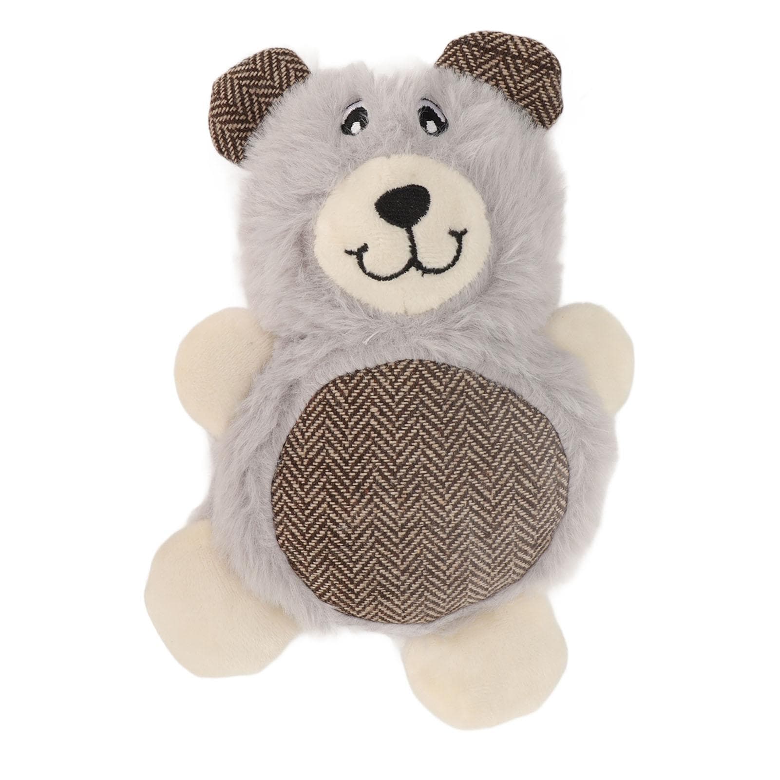 Plush Dog Toy Squeaky Soft Teeth Cleaning Interactive Cute Stuffed Pet Chewing Toy for Small Medium
