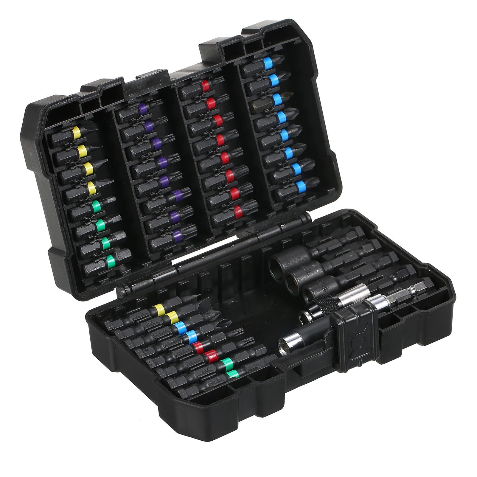 45PCS Drill Bit Set Screwdriver Bit Set Impact Driver Bit Set for Wood, Metal, Steel and Security 45 PCS