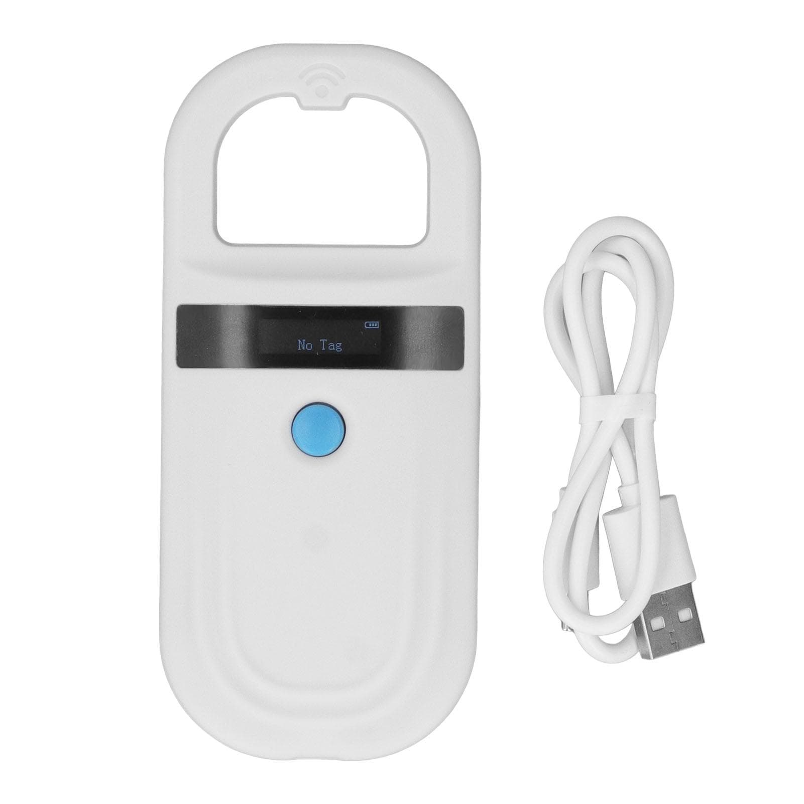 Pet Microchip Scanner Reader LED Display 134.2KHZ 125KHZ 256 Data Storage Wireless Animal ID