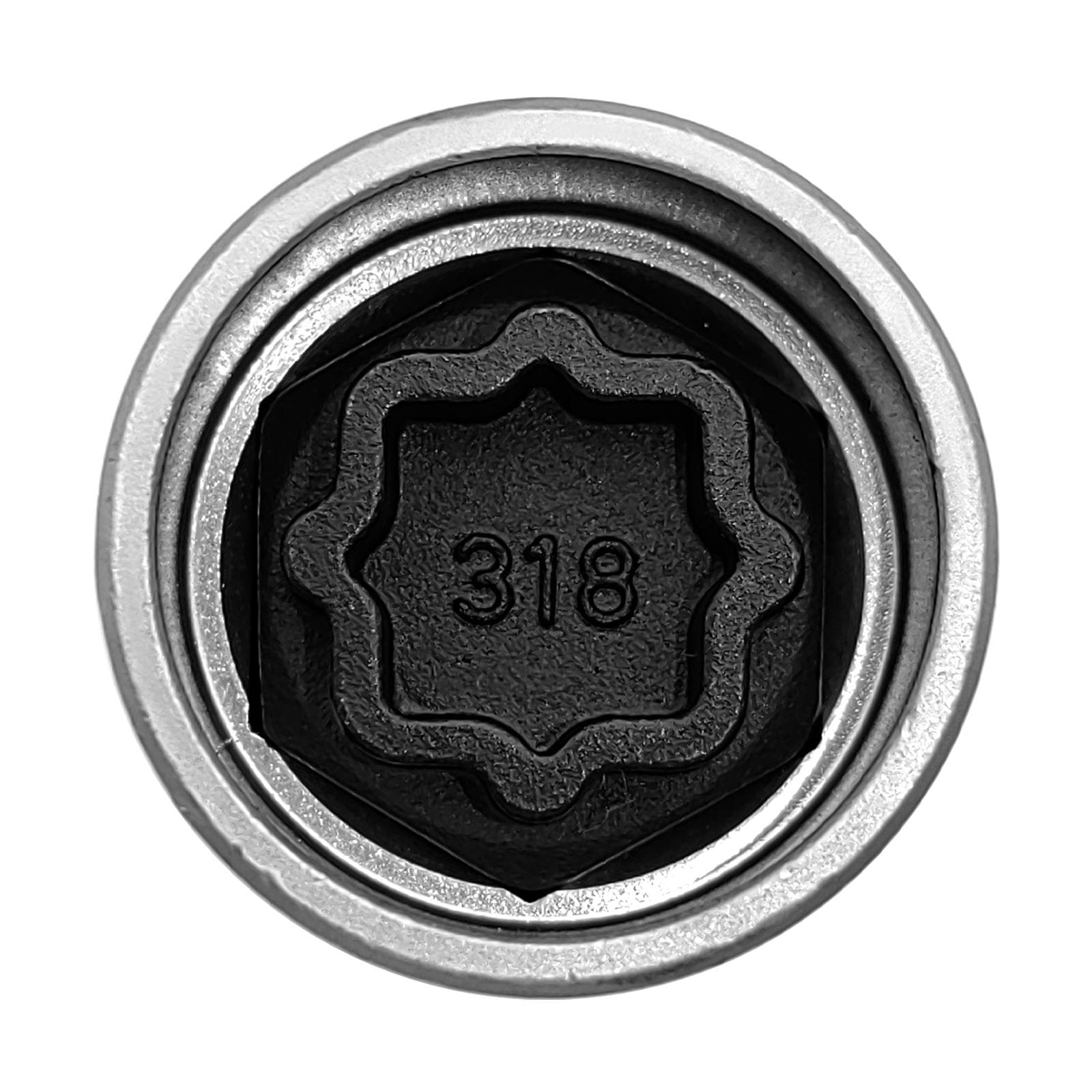 Replacement for Mercedes Benz Security Master Locking Wheel Nut Key 318 Anti-theft Screw Socket 318 silver