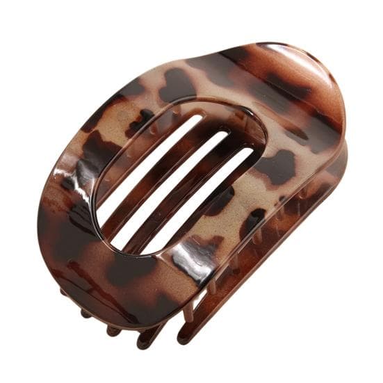 1/6Pcs Flat Hair Clip Set Matte Large Hair Pins French Harmony Curve B