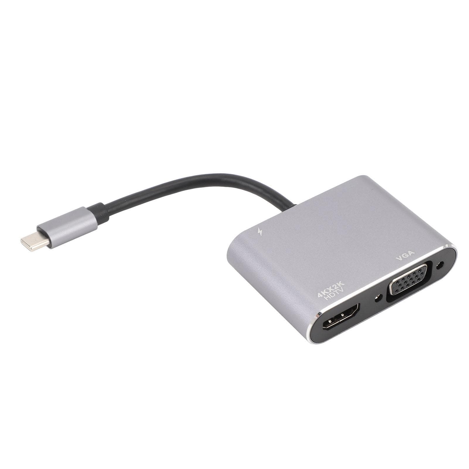 Type C to VGA USB3.0 PD HD Multimedia Interface Adapter Plug and Play Fast Charging 4K Video
