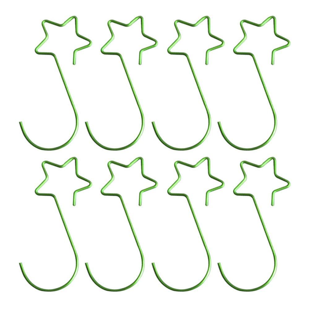 Home Christmas Decorations Stainless Steel Star Christmas Flower Hook Firm Durable Christmas Tree