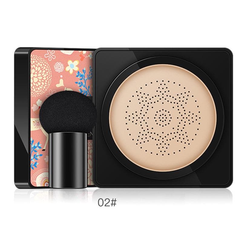 Beauty Cream Cosmetics Air Cushion Mushroom Sponge Head CC Concealer Moisturizing Makeup BB Cream 02#Ivory